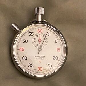 Breitling Genève Stopwatch with Gold and Black Accents